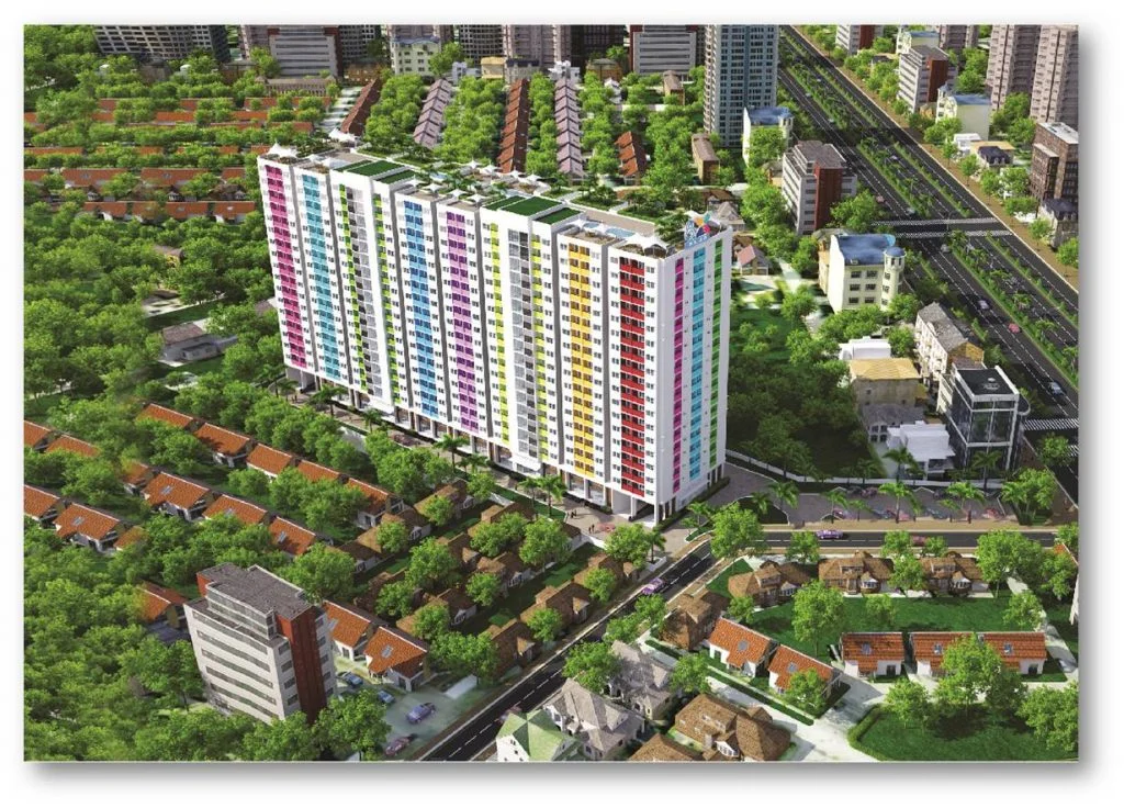 Phối cảnh tổng thể dự án 8x plus Quận 12
