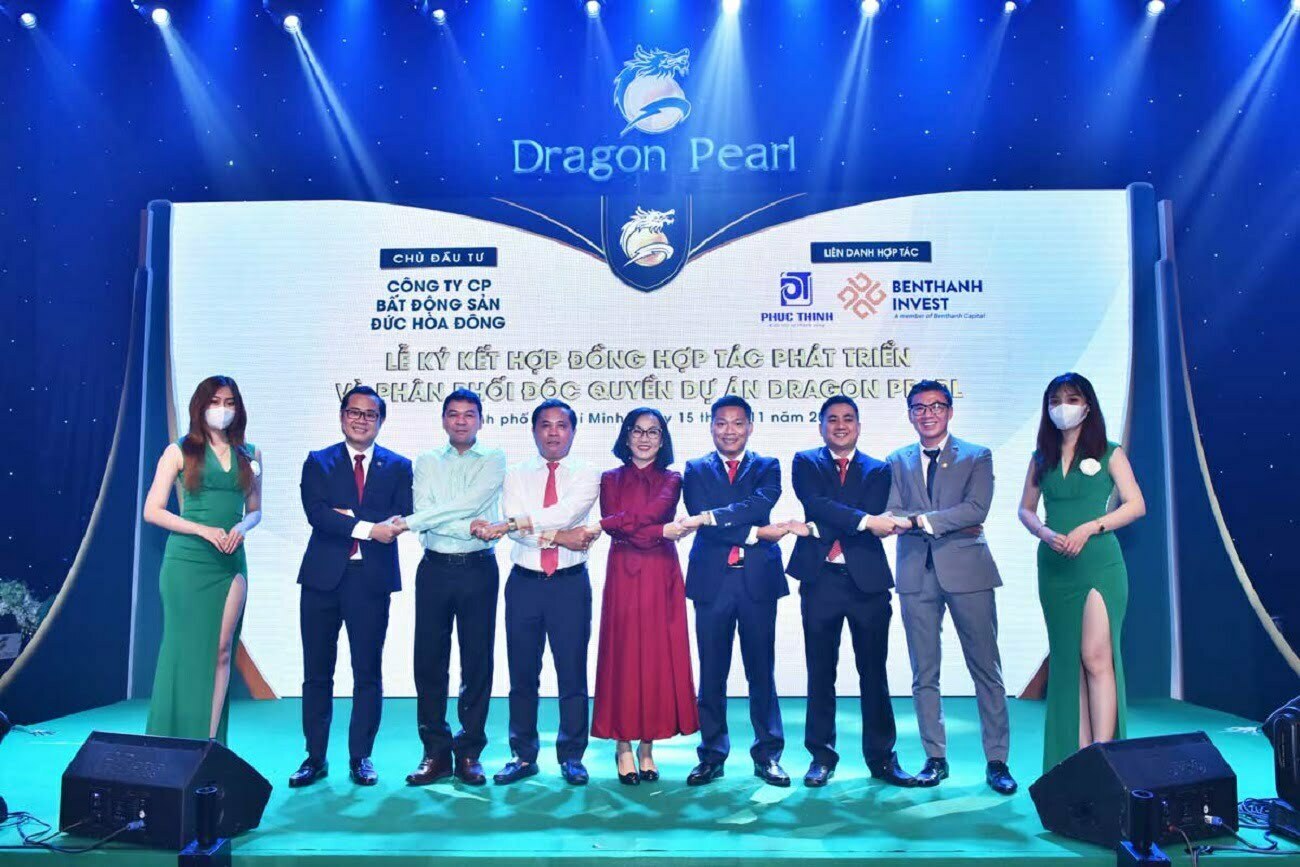 Lễ ký kết hợp tác phát triển dự án đất nền Dragon Pearl Đức Hòa Đông