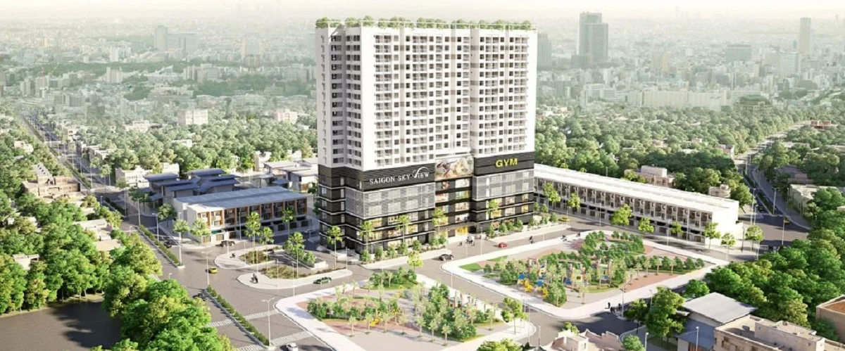 Phoi canh tong the du an SAIGON SKYVIEW quan 8