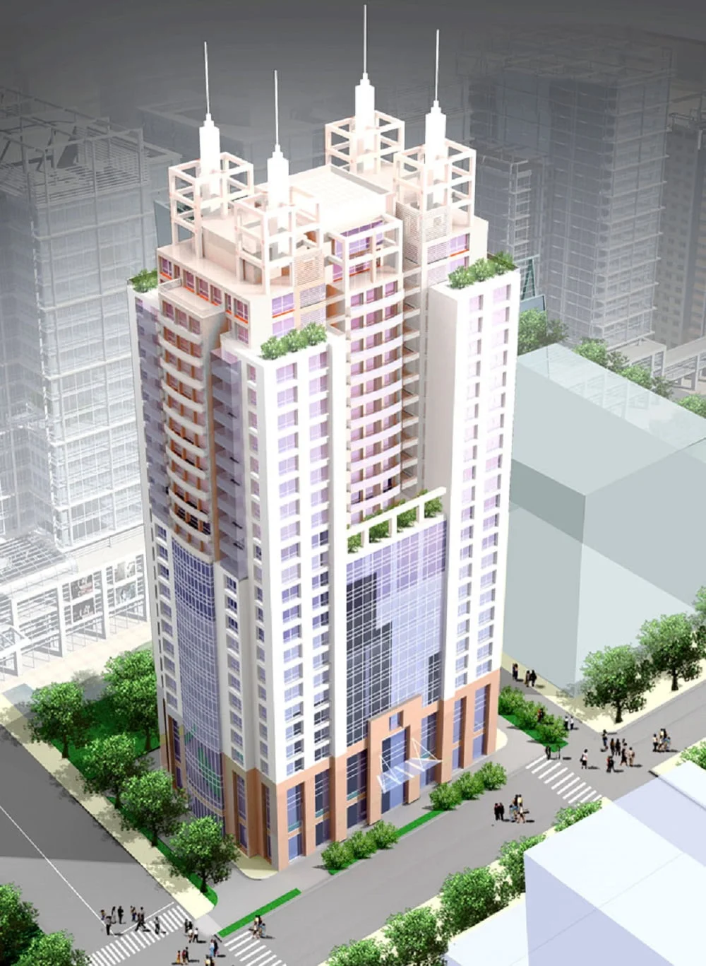 Cao oc thuong mai – Van phong – Can ho ha noi