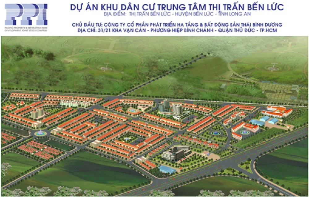 Khu dan cu trung tam thi tran Ben Luc – giai doan 1
