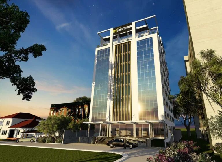 Phối cảnh tổng thể TÒA NHÀ VĂN PHÒNG BCONS TOWER I