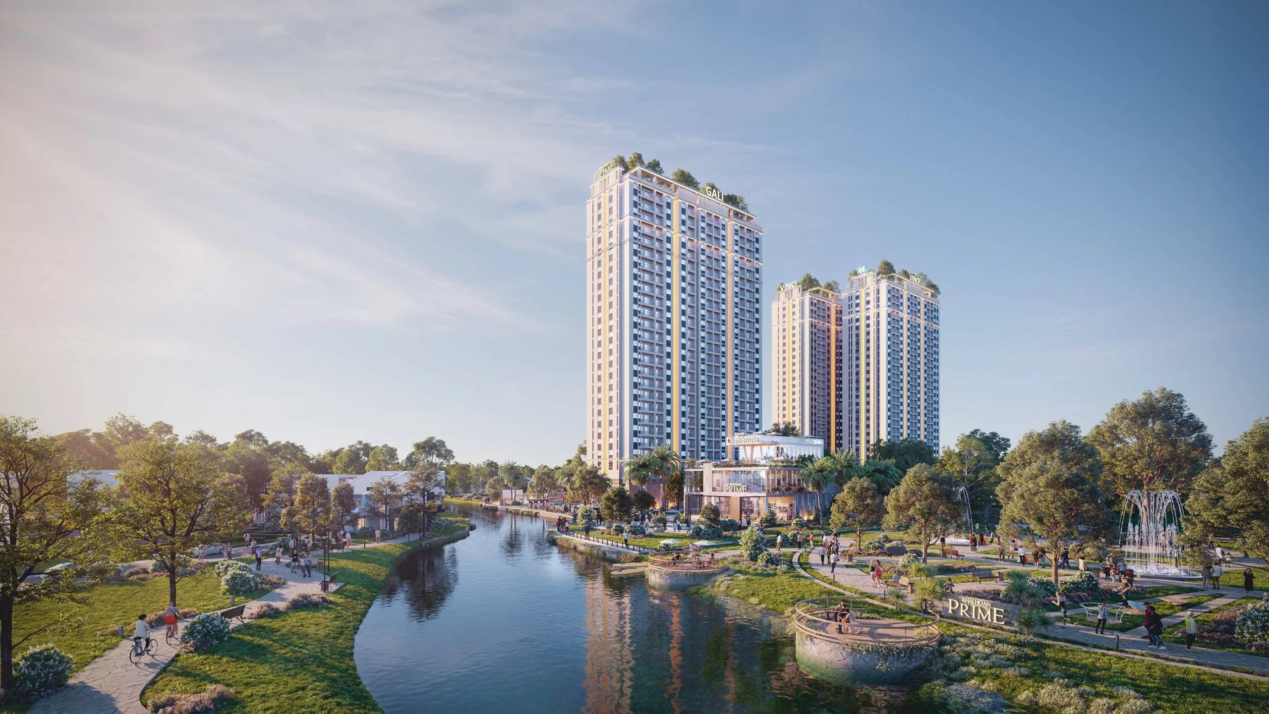 Phối cảnh tổng thể dự án Khải Hoàn Prime
