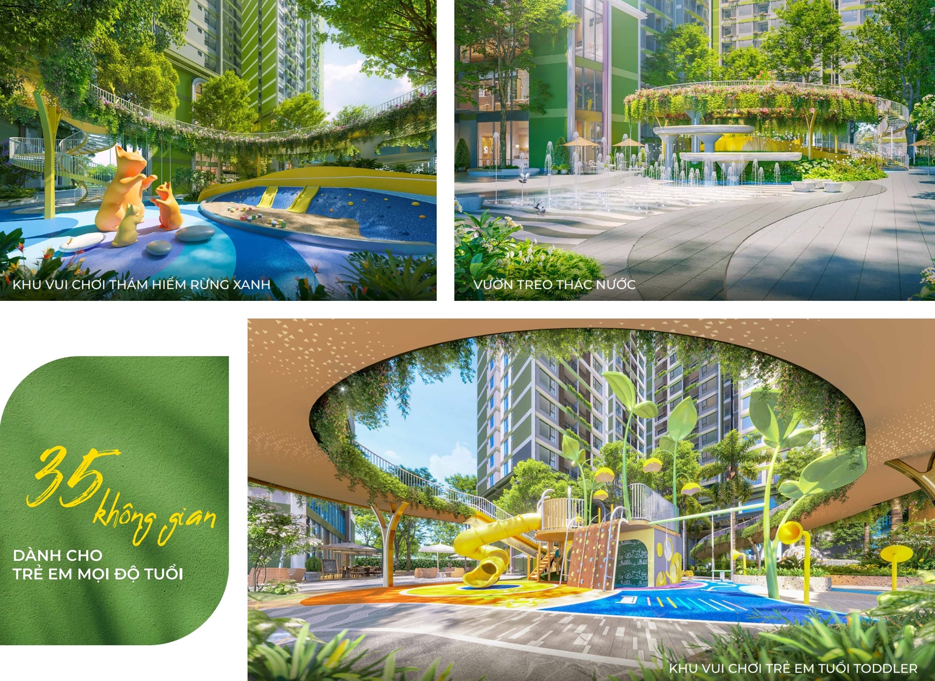 35 tiện ích dành cho trẻ em mọi độ tuổi ở căn hộ lapura