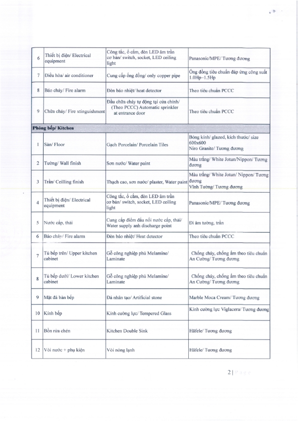 Nội thất bàn giao căn hộ The Felix Nội thất bàn giao căn hộ The Felix