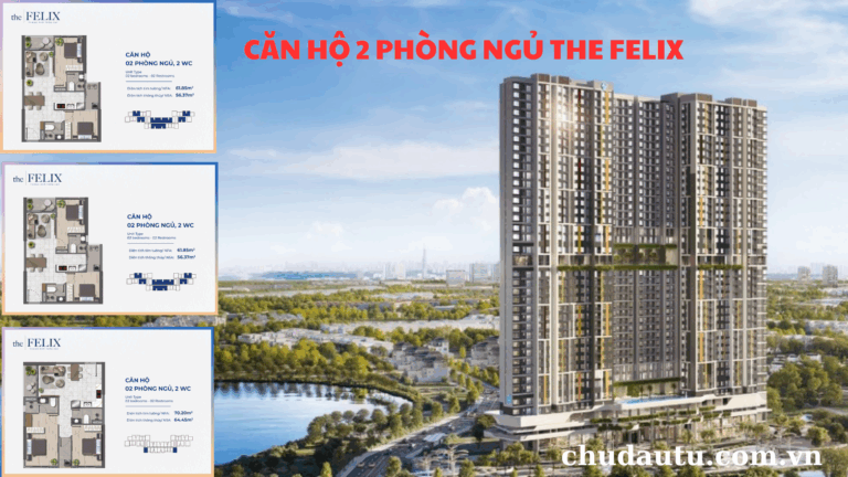 Căn hộ 2 phòng ngủ The Felix