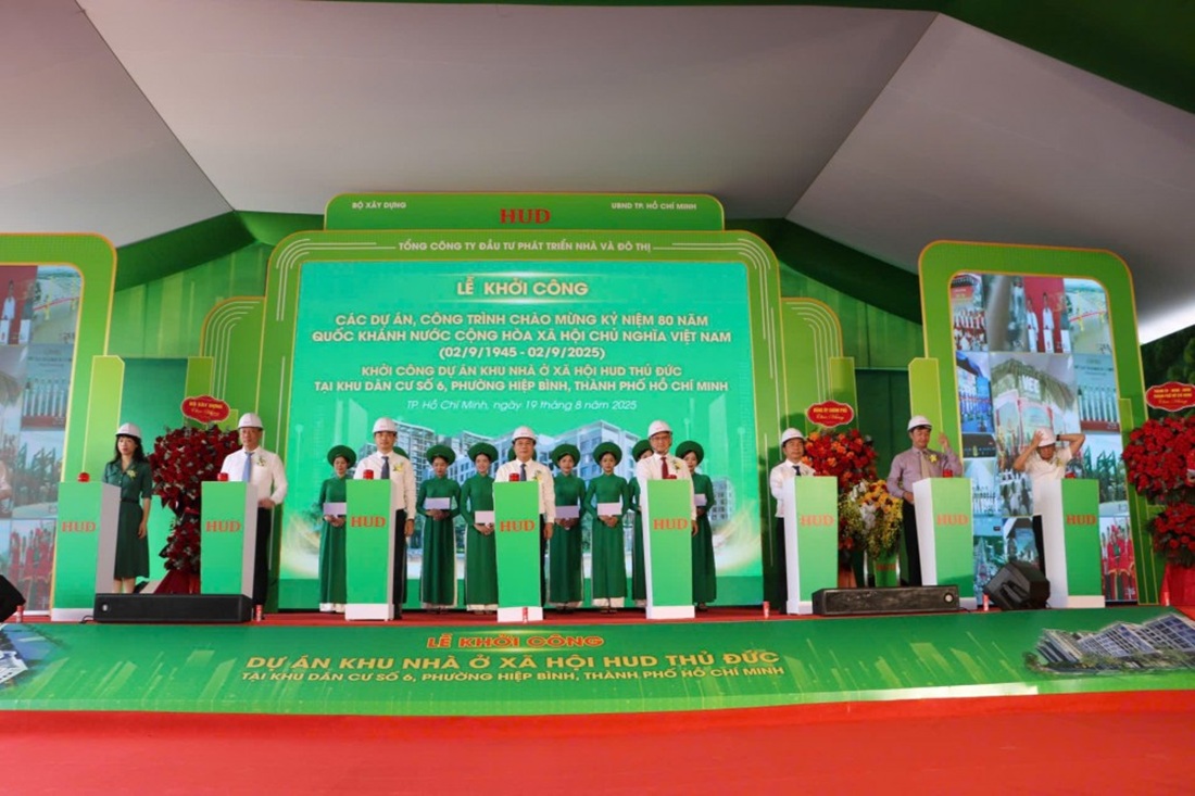 Khởi công xây dựng nhà ở xã hội Hub Thủ Đức Khởi công xây dựng nhà ở xã hội Hub Thủ Đức