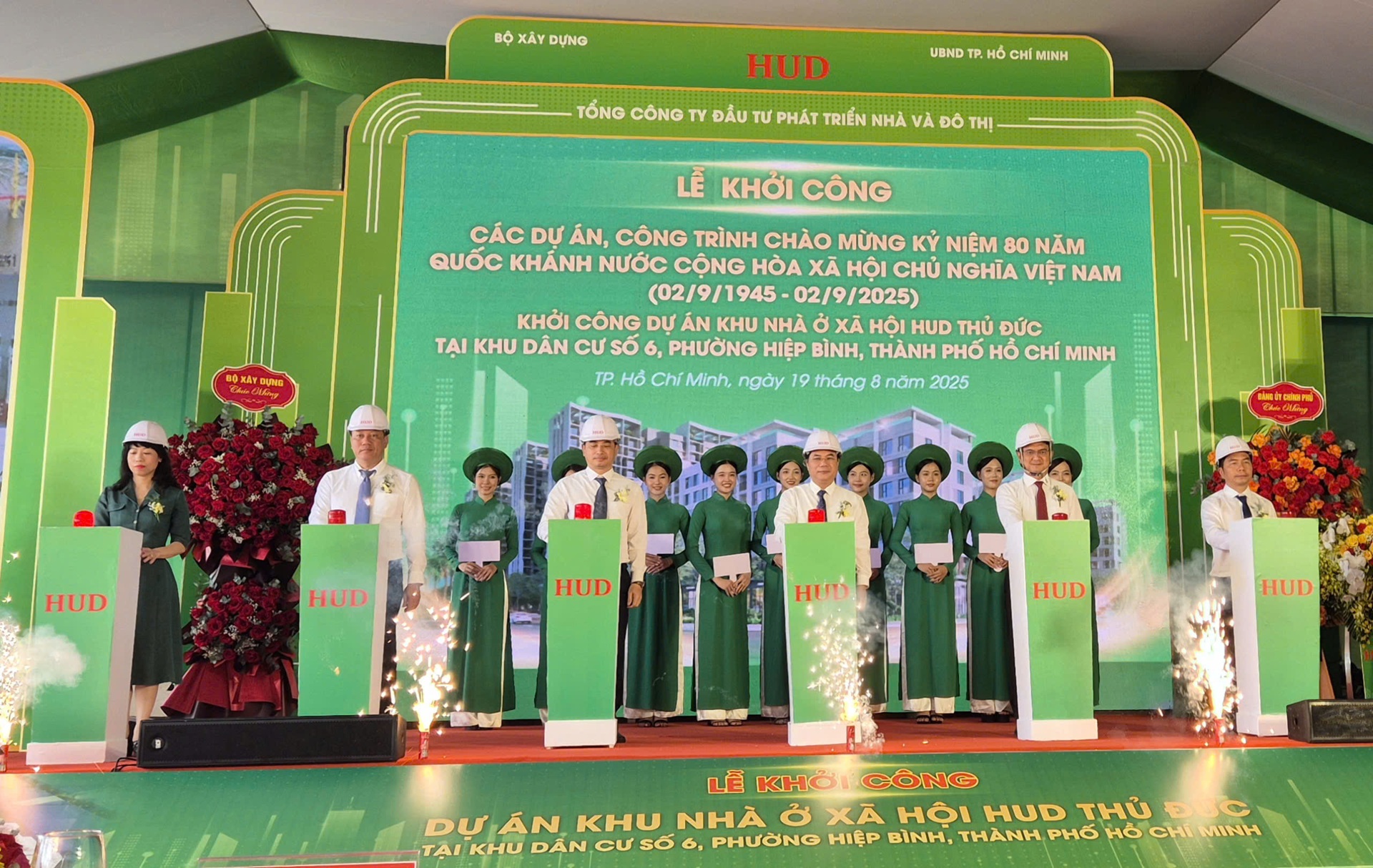 Khởi công xây dựng nhà ở xã hội Hub Thủ Đức Khởi công xây dựng nhà ở xã hội Hub Thủ Đức