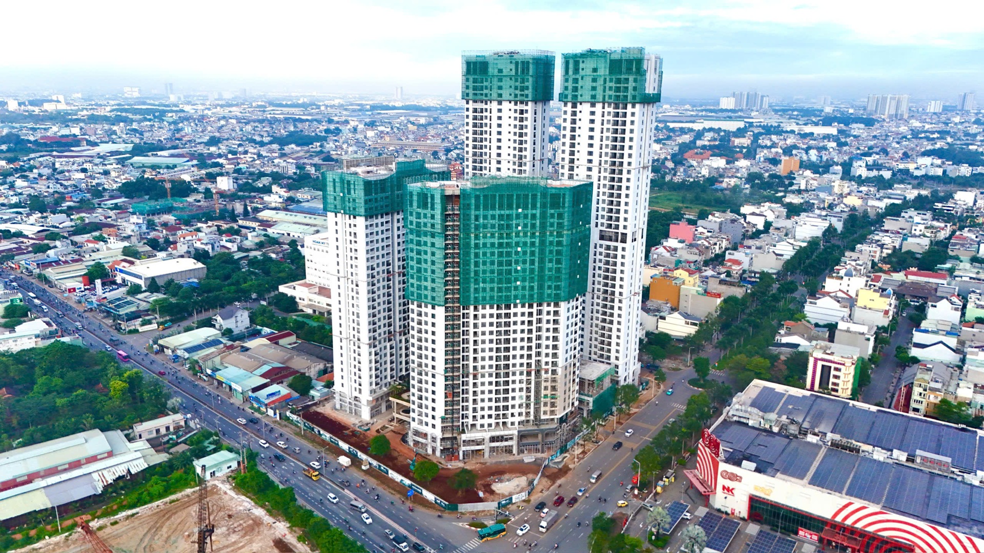 Tiến độ xây dựng Green Skyline tháng 11/2025
