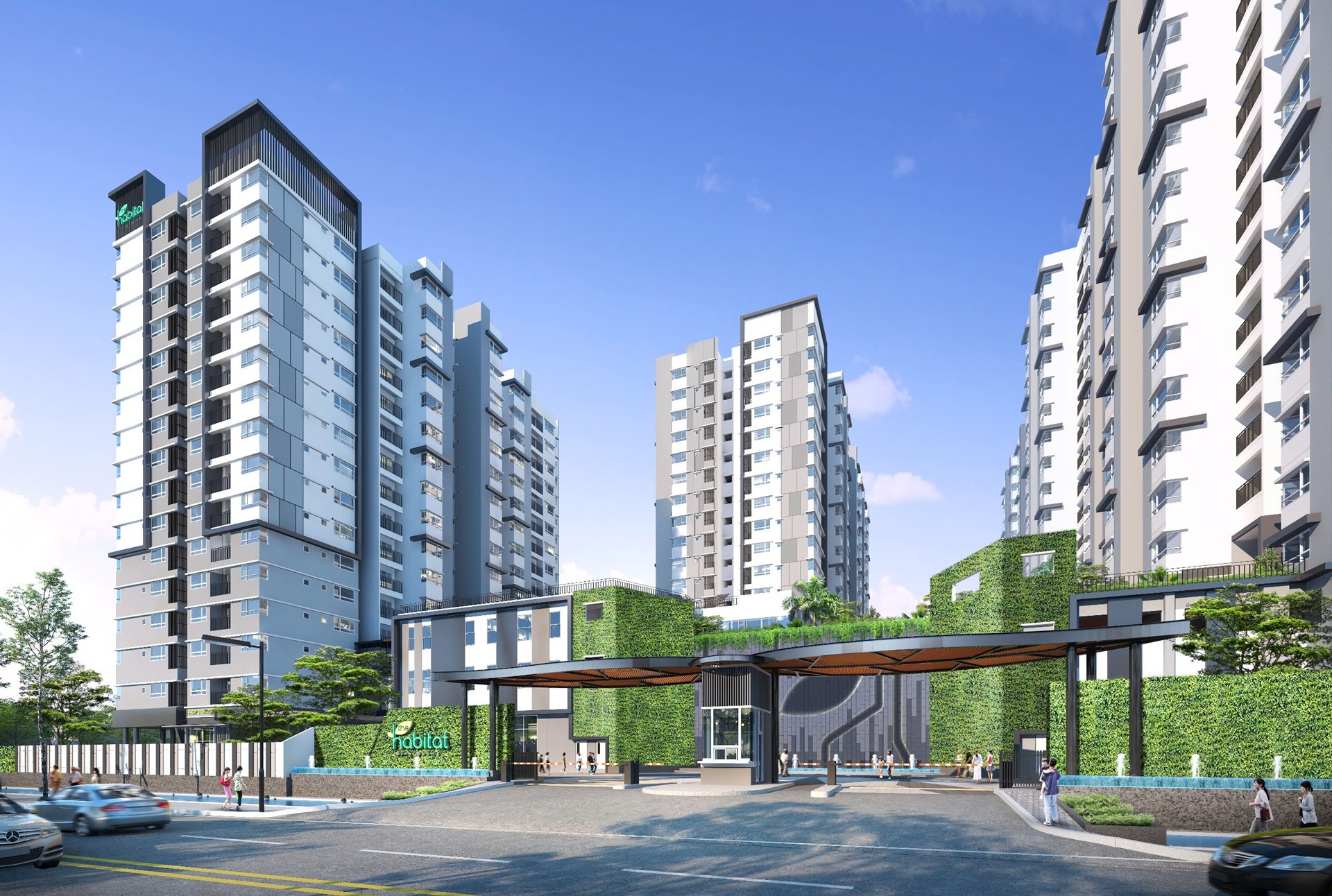 Phối cảnh dự án The Habitat Bình Dương