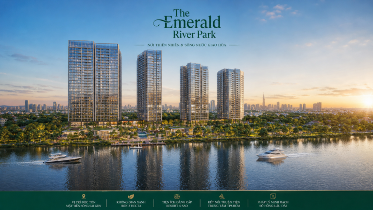 Phối cảnh tổng thể The Emerald River Park