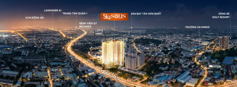 Phối cảnh tổng thể dự án Sky Solis