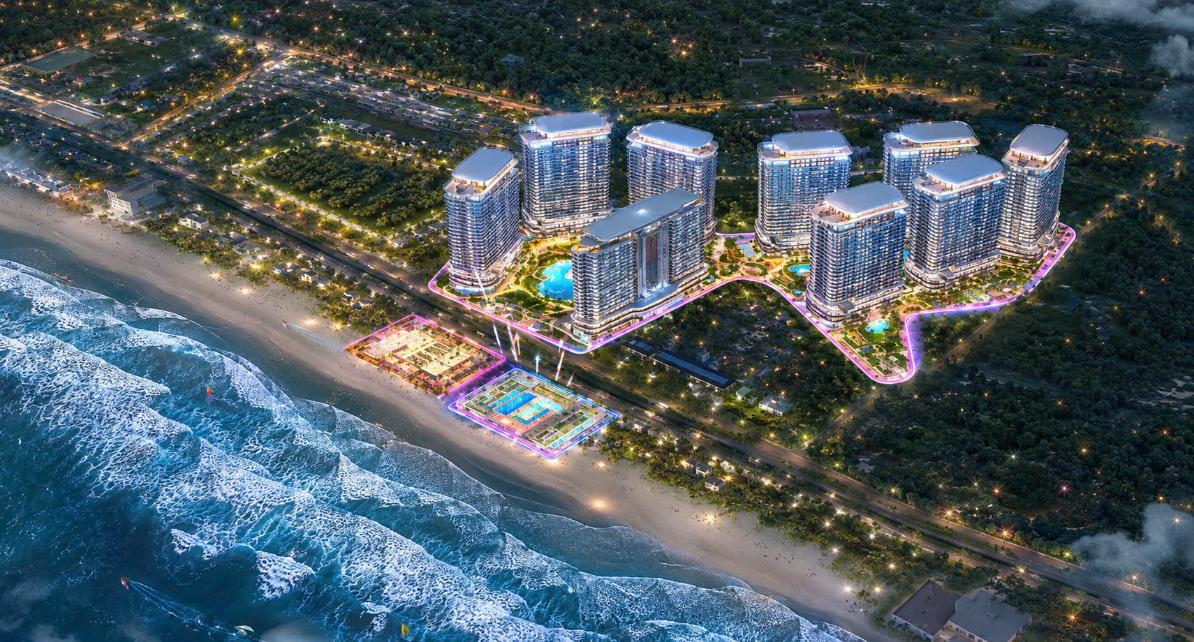 Tổng thể dự án Quậy Complex Tổng thể dự án Quậy Complex