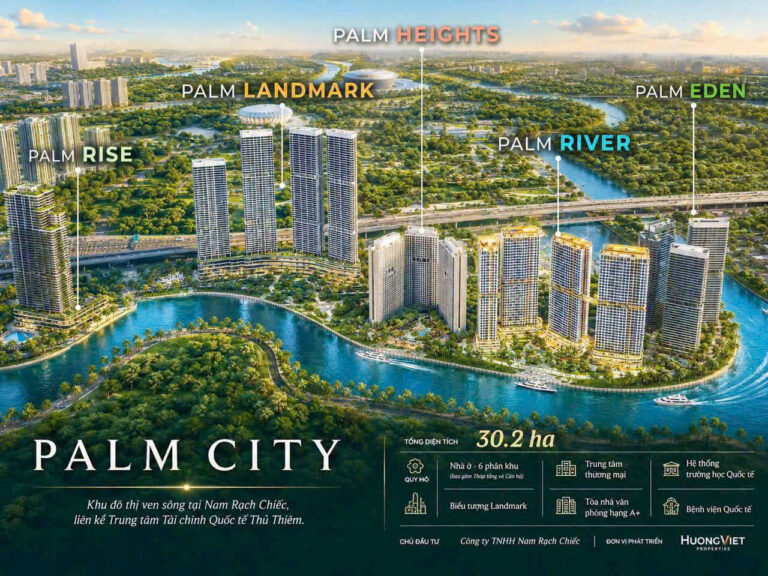 Dự Án 2 Tổng thể phân khu dự án Palm Rise