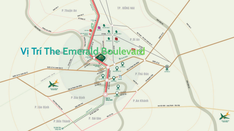 Vị trí dự án The Emerald Boulevard