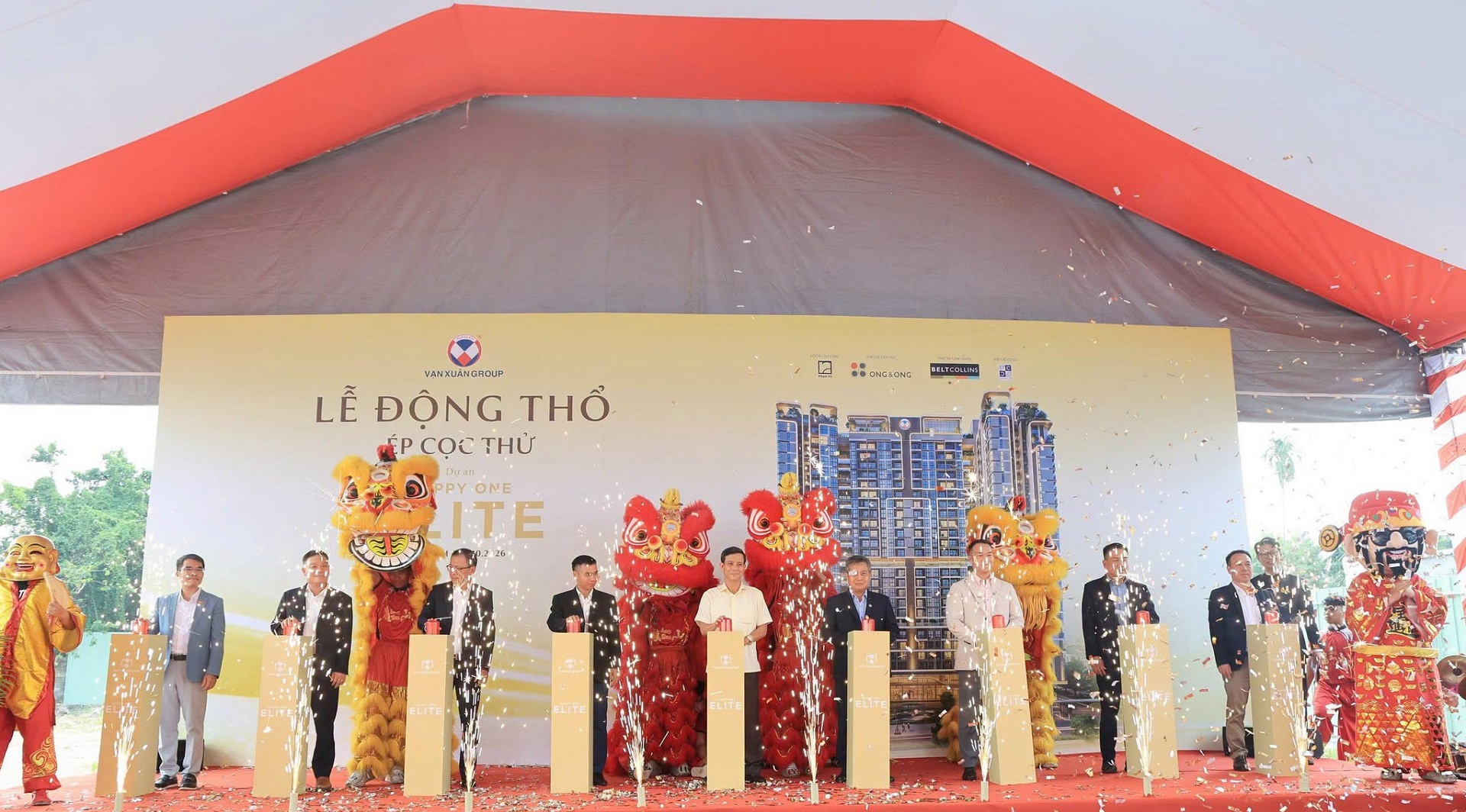 Lễ động thổ dự án Happy One Elite